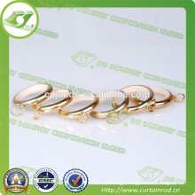 iron curtain rod rings,gold color curtain rings